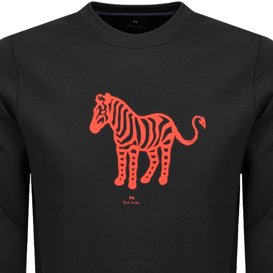 Alternative Image for ProductPS By Paul Smith Zebra Sweatshirt Black2